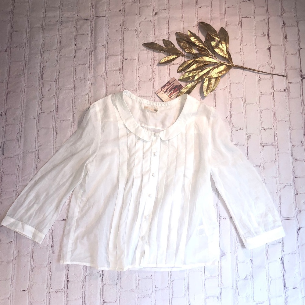 NWT Anthropologie Button-up Blouse